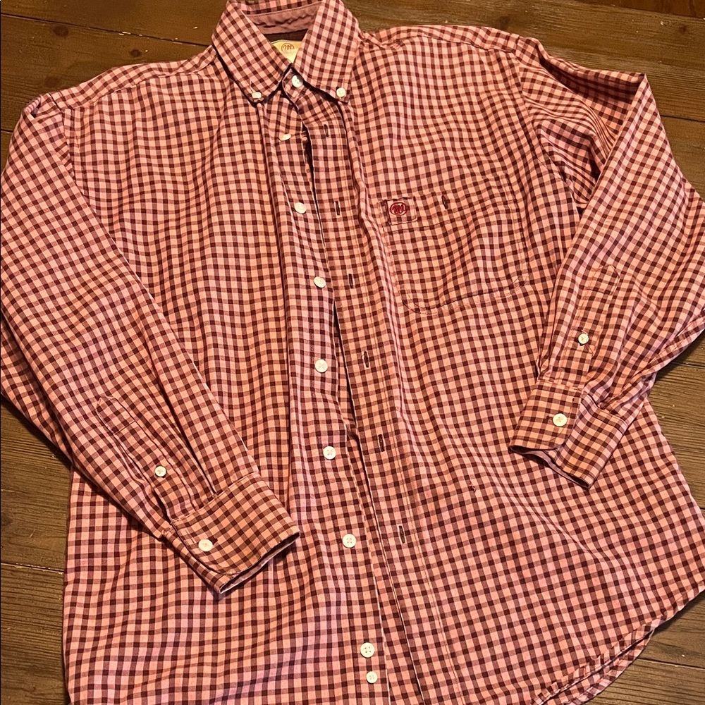 Men's Red Checkered Shirt